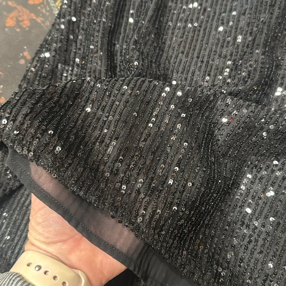 NWT LOFT size medium, sparkle blouse! Gorgeous, sparkly, perfect for holidays! - Picture 5 of 5